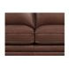 Camden Pecan Leather 61" Loveseat with Nailhead Trim