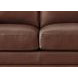 Halwyn Pecan Leather 65" Loveseat