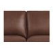Camden Pecan Leather 61" Loveseat with Nailhead Trim