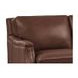 Camden Pecan Leather 61" Loveseat with Nailhead Trim