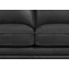 Camden Black Leather 61" Loveseat with Nailhead Trim
