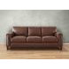 Halwyn Pecan Leather Living Room Set
