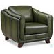 Godfrey Emerald Leather Living Room Set