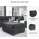 Altari Slate Oversized Accent Ottoman