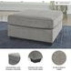 Altari Alloy Oversized Accent Ottoman
