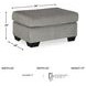Altari Alloy Ottoman