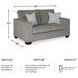 Altari Alloy Loveseat