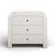 Hump White Arched 3 Drawer Chest