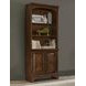 Hartshill Burnished Oak Bookcase With Cabinet
