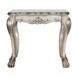 Dresden Vintage Bone White Square End Table