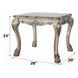 Dresden Vintage Bone White Square End Table
