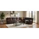 Dazzle Maximus Fossil Power Reclining Sectional with Power Headrest