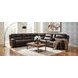 Dazzle Maximus Fossil Power Reclining 6 Piece Sectional with Power Headrest