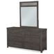 Bunkhouse Aged Barnwood Rectangular Dresser Mirror