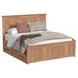 Oak Park Taupe King Storage Panel Bed with 9 Drawers