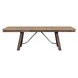 Transitions Driftwood and Sable 96" Extendable Rectangular Dining Table