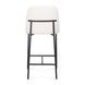 Sydney Cream Upholstered Counter Height Stool Set of 2