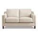 Isla Vanilla Leather 60" Loveseat