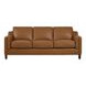 Isla Cognac Leather 84" Sofa