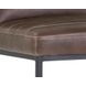Ares Havana Dark Brown Upholstered Counter Height Stool
