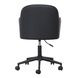 Sydney Black Upholstered Swivel Desk Chair