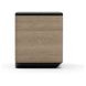 Madera Chocolate Koto Matte and Modern Walnut 2 Drawer Nightstand