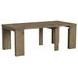 Flex Sandbar Oak 120" Extendable Rectangular Dining Table with 5 Leaves