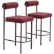 Livorno Red Counter Height Stool Set of 2
