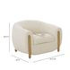 Lina Cream Performance Linen Upholstered Accent Chair