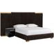 Calbridge Diamond Mink Upholstered Platform Bedroom Set