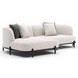 Madera Oatmeal 2 Piece Modular LAF Chaise Sectional with Pillows