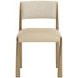 Baymont Napa Beige and Santa Cruz Oatmeal Upholstered Dining Chair Set of 2