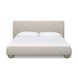 Rayne Cream King Upholstered Panel Bed