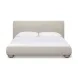 Rayne Cream King Upholstered Panel Bed