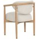 Sigrid Monument Oatmeal Upholstered Dining Arm Chair