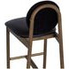 Claribel Bravo Black and Abbington Black Upholstered Bar Stool