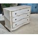 Hidden Treasures Beloved White Bowfront 3 Drawer Chest