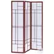 900110 Cherry 3 Panel Folding Screen