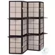 900166 Cappuccino 4 Panel Folding Screen