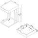 Troy Cappuccino Accent Table
