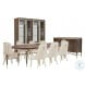 Villa Cherie Hazelnut Display Cabinet