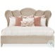 Villa Cherie Hazelnut Channel Tufted Upholstered Platform Bedroom Set