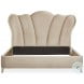 Villa Cherie Hazelnut Channel Tufted Upholstered Platform Bedroom Set