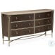 Villa Cherie Hazelnut Channel Tufted Upholstered Platform Bedroom Set