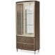 Villa Cherie Hazelnut Display Cabinet