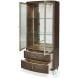 Villa Cherie Hazelnut Display Cabinet