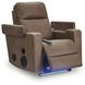 Flinlock Caramel Glider Power Recliner with Audio System