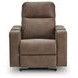 Flinlock Caramel Glider Power Recliner with Audio System