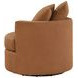 Debbie Burnt Orange Boucle Swivel Chair