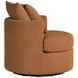 Debbie Burnt Orange Boucle Swivel Chair
